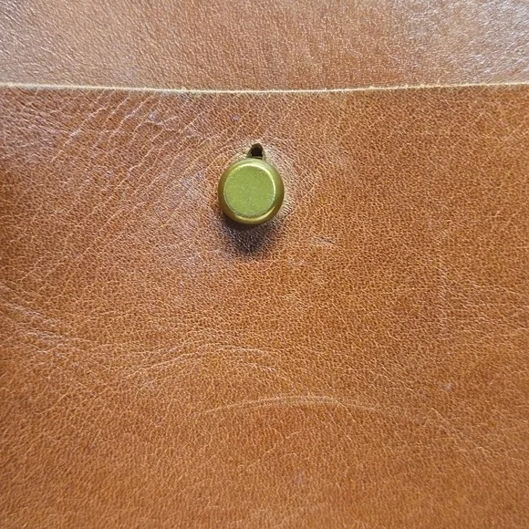 {Madewell} The Transport Leather Crossbody - Cognac Brown - Picture 9 of 15